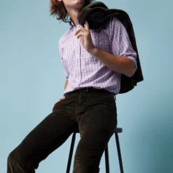 Field Pant In Chocolate Corduroy -Chicorya Sales M F23 CATALOG DROP 2 PDP 5