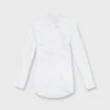 Boyfriend Shirt In White Poplin -Chicorya Sales S11712 1
