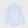 Tomboy Popover Shirt In Sky Blue Gingham Poplin 2 Tomboy Popover Shirt In Sky Blue Gingham Poplin -Chicorya Sales S12855 1