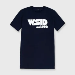 WSID T-Shirt In Navy/White