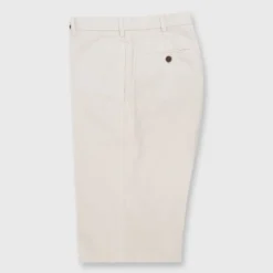 Garment-Dyed Sport Trouser In Stone Lightweight Twill -Chicorya Sales S27264 1