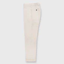 Garment-Dyed Sport Trouser In Stone Lightweight Twill