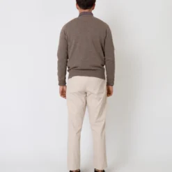 Garment-Dyed Sport Trouser In Stone Lightweight Twill -Chicorya Sales S27264 3 43aa94c8 7d93 4319 8b7c 374bed537a2b