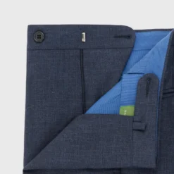 Dress Trouser In Air Force Blue High-Twist -Chicorya Sales S28596 3