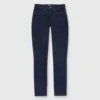 Straight Leg 5-Pocket Jean In Indigo Stretch Denim -Chicorya Sales S30765 1