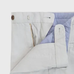 Garment-Dyed Sport Trouser In Fog Lightweight Twill -Chicorya Sales S31757 3