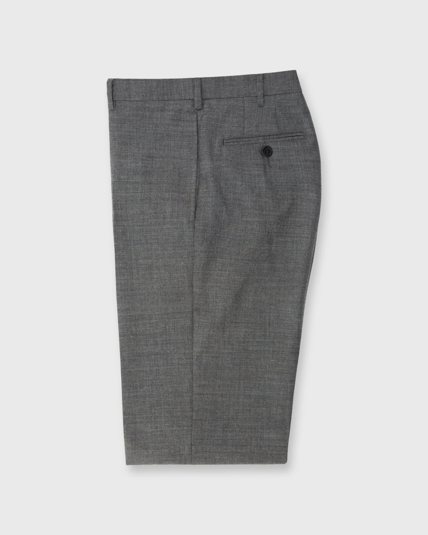 Dress Trouser In Mid-Grey High-Twist 4 Dress Trouser In Mid-Grey High-Twist - Image 2