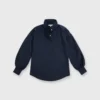 Anaya Popover Shirt In Navy Poplin -Chicorya Sales S38508 1