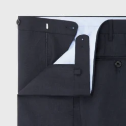 Dress Trouser In Navy High-Twist -Chicorya Sales S39069 3