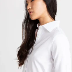 Director Shirt In White Roxford 10 Director Shirt In White Roxford -Chicorya Sales S4675 3