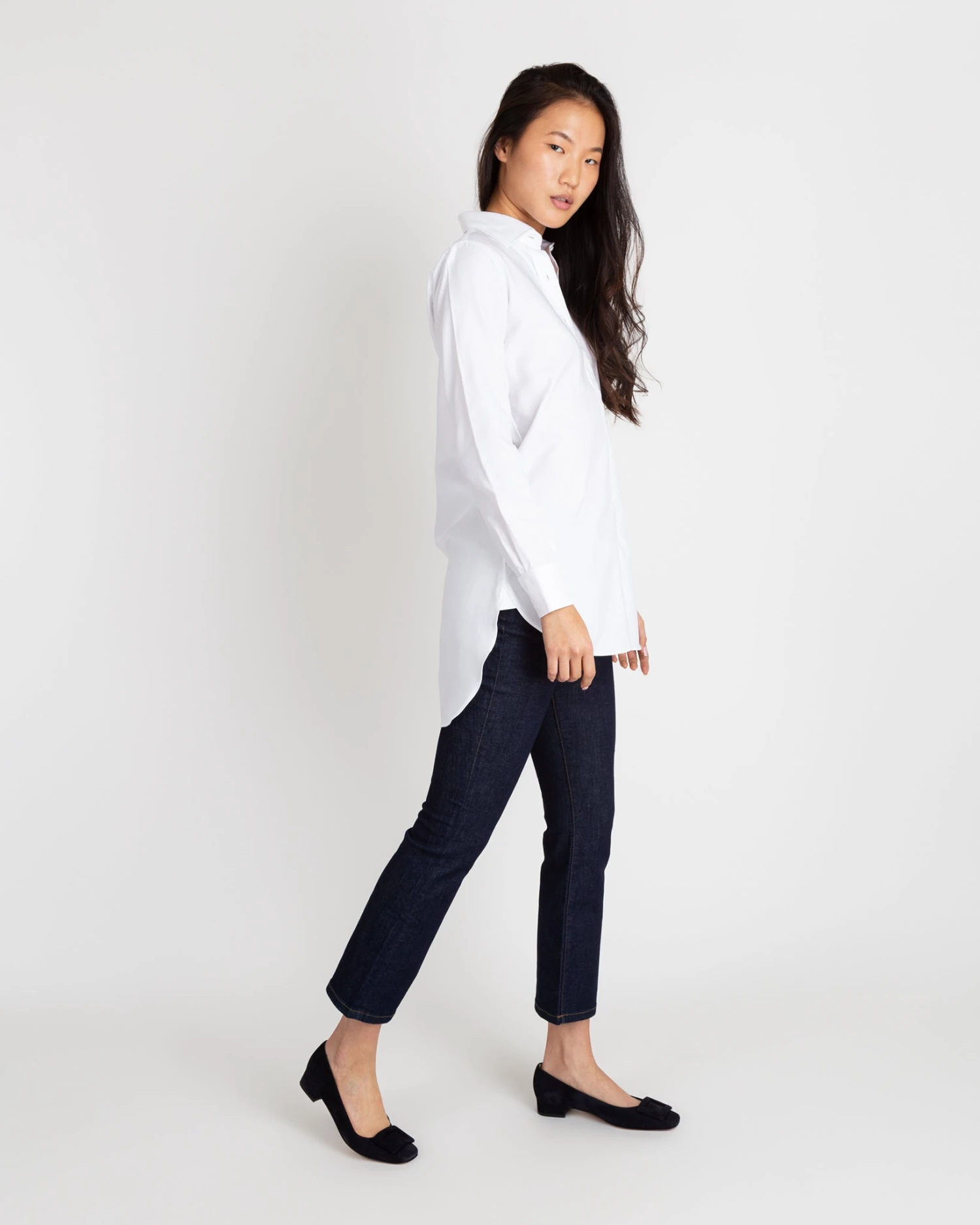 Director Shirt In White Roxford 8 Director Shirt In White Roxford - Image 6