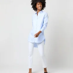 Director Shirt In Sky Blue Roxford -Chicorya Sales S4677 3138