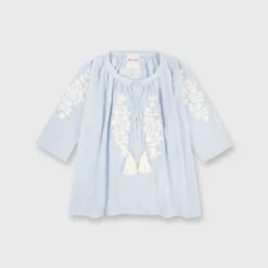 Calypso Shirt In Blue/White Stripe