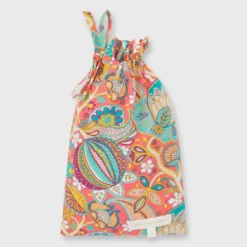 Track Short In Orange Citronella Liberty Fabric -Chicorya Sales S57368 7