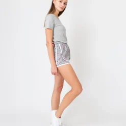 Track Short In Cyan Godinton Garden Liberty Fabric -Chicorya Sales S57370 4