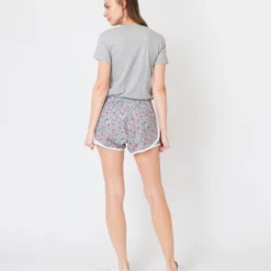 Track Short In Cyan Godinton Garden Liberty Fabric -Chicorya Sales S57370 5