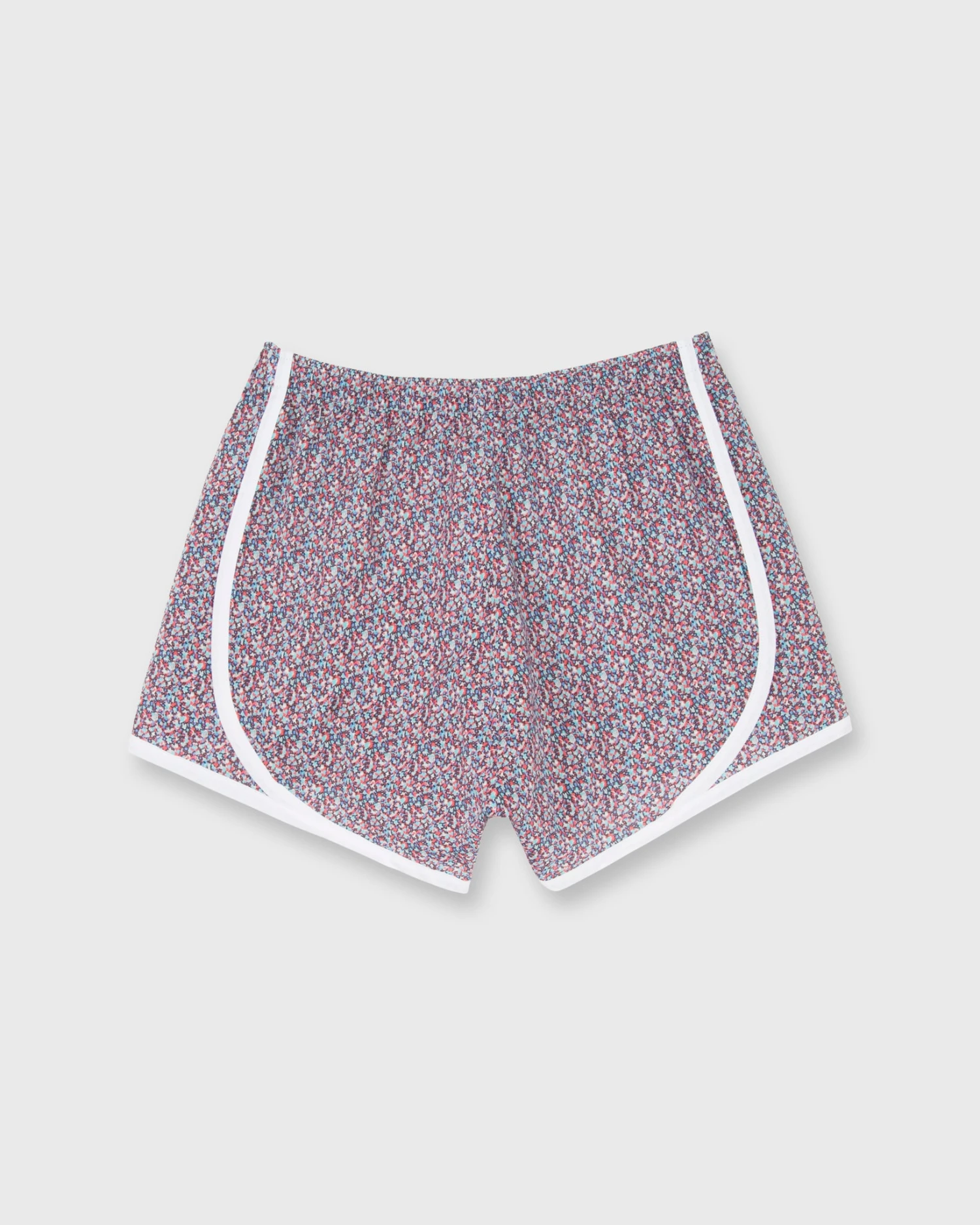 Track Short In Red/Turquoise Pepper Liberty Fabric 3 Track Short In Red/Turquoise Pepper Liberty Fabric