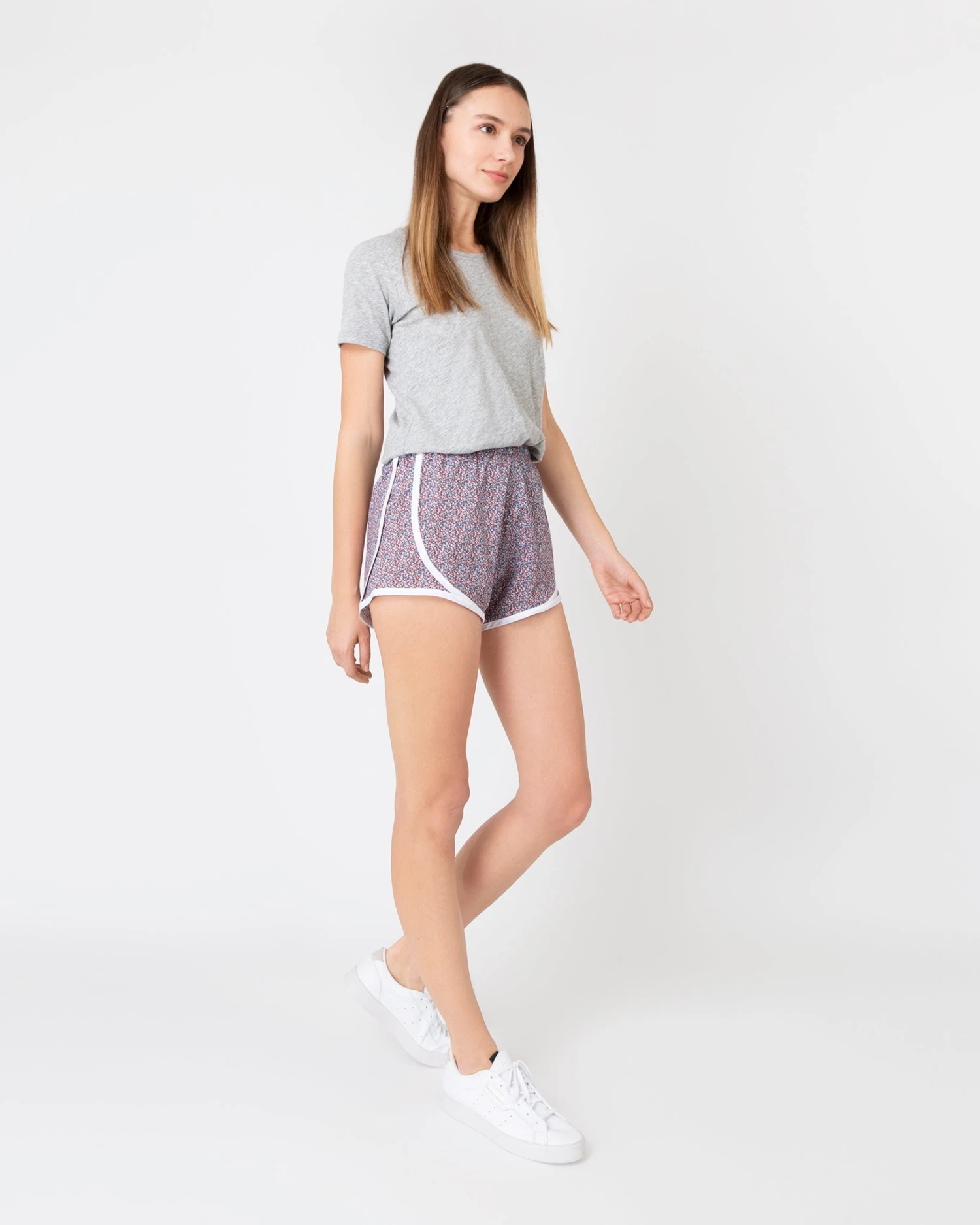 Track Short In Red/Turquoise Pepper Liberty Fabric 6 Track Short In Red/Turquoise Pepper Liberty Fabric - Image 4