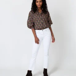 Volume Kimono Shirt In Olive/Berry Multi Persephone Liberty Fabric 12 Volume Kimono Shirt In Olive/Berry Multi Persephone Liberty Fabric -Chicorya Sales S57787 4