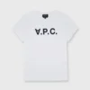A.P.C. T-Shirt In Chalk/Navy -Chicorya Sales S59482 1