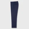 Pleated Dress Trouser In Air Force Blue High-Twist -Chicorya Sales S59551 2