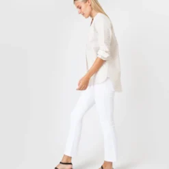 Nyala Shirt In Taupe Horizontal Stripe Seersucker 11 Nyala Shirt In Taupe Horizontal Stripe Seersucker -Chicorya Sales S60581 3