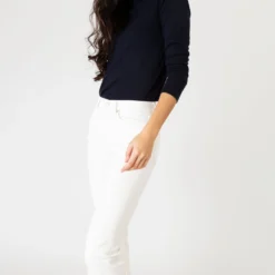 Classic Jean In White -Chicorya Sales S61267 5
