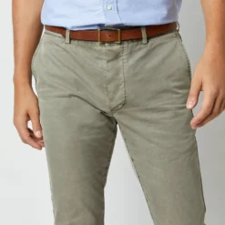 Garment-Dyed Field Pant In Spring Olive Lightweight Twill -Chicorya Sales S61544 7089
