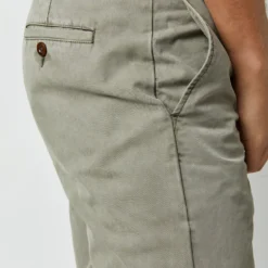 Garment-Dyed Field Pant In Spring Olive Lightweight Twill -Chicorya Sales S61544 7116