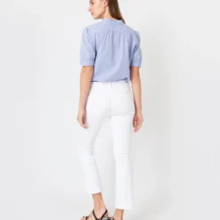 A.P.C. Ilna Blouse In Light Blue 12 A.P.C. Ilna Blouse In Light Blue -Chicorya Sales S61826 5