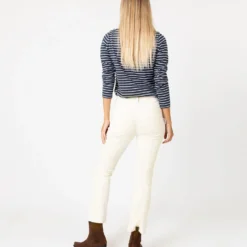 Flare Cropped 5-Pocket Pant In Ivory Stretch Cord -Chicorya Sales S64911 4 a0bbaa92 9489 41da a2a3 f9e70975d6cc