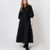 Isla Shirtdress In Black Poplin 1 Isla Shirtdress In Black Poplin -Chicorya Sales S64929 5