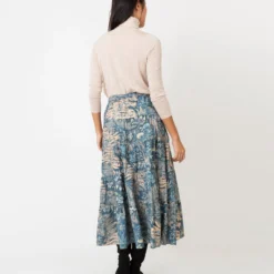 ULLA JOHNSON Makana Skirt In Waimea -Chicorya Sales S65044 3