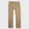 Garment-Dyed Sport Trouser In Khaki High Ridge Twill -Chicorya Sales S65950 1