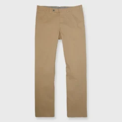 Garment-Dyed Sport Trouser In Khaki High Ridge Twill