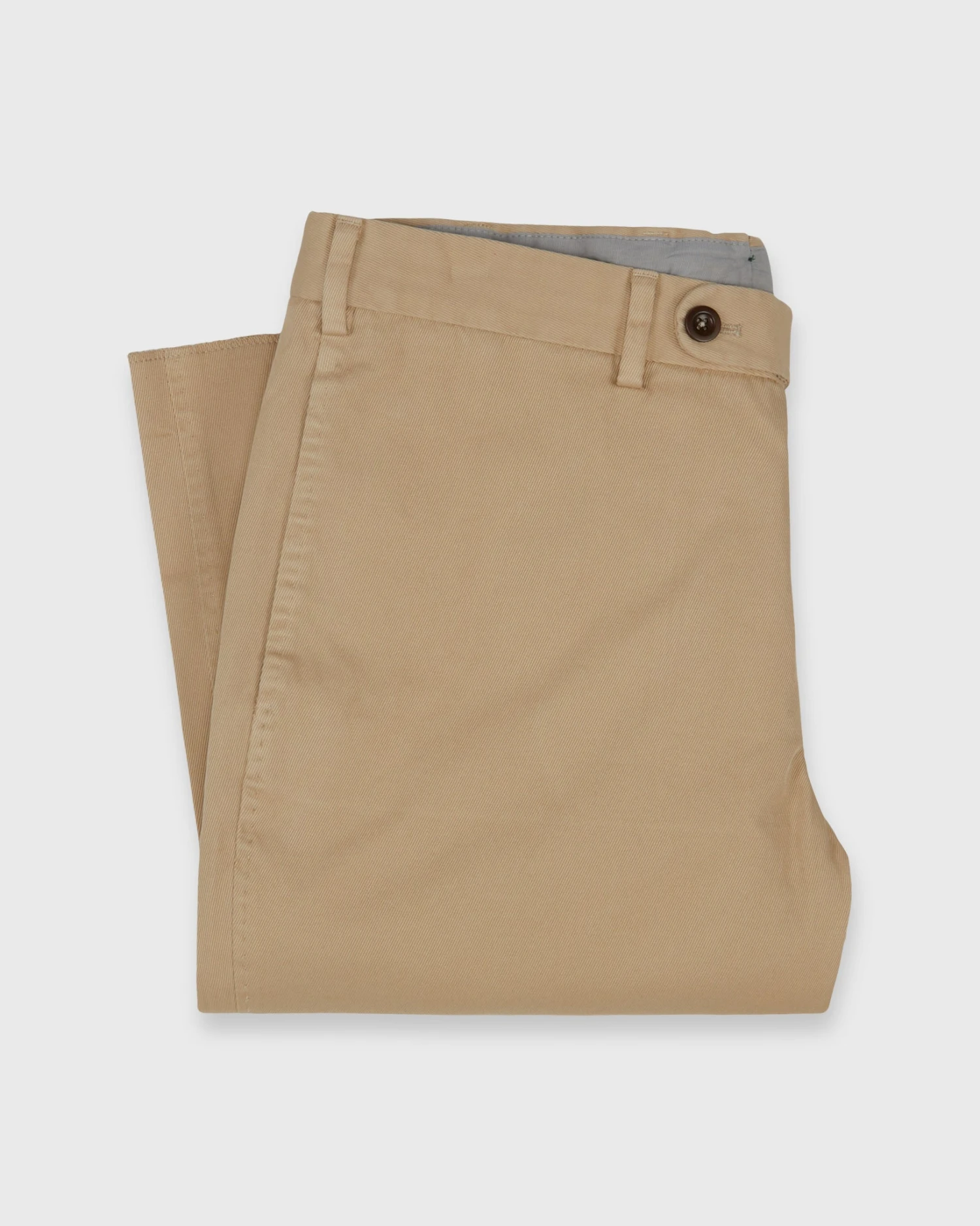Garment-Dyed Sport Trouser In Khaki High Ridge Twill 4 Garment-Dyed Sport Trouser In Khaki High Ridge Twill - Image 2