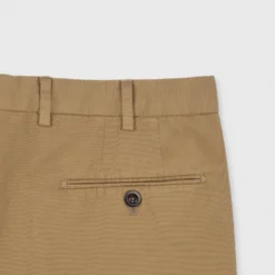 Garment-Dyed Sport Trouser In British Khaki High Ridge Twill -Chicorya Sales S65951 3