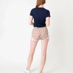 Track Short In Pink/Red Honeysuckle Liberty Fabric 10 Track Short In Pink/Red Honeysuckle Liberty Fabric -Chicorya Sales S66236 4