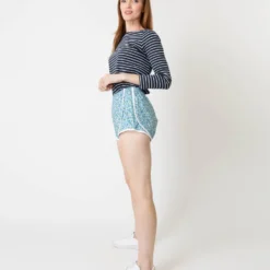 Track Short In Blue/Mint Betsy Berry Liberty Fabric -Chicorya Sales S66246 3