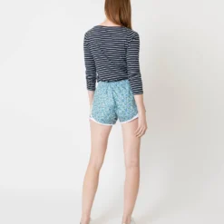 Track Short In Blue/Mint Betsy Berry Liberty Fabric -Chicorya Sales S66246 4