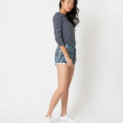 Track Short In Navy Multi Dreams Of Summer Liberty Fabric 10 Track Short In Navy Multi Dreams Of Summer Liberty Fabric -Chicorya Sales S66250 3