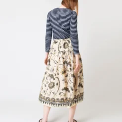 ULLA JOHNSON Ianna Skirt In Lemonbalm -Chicorya Sales S66467 6