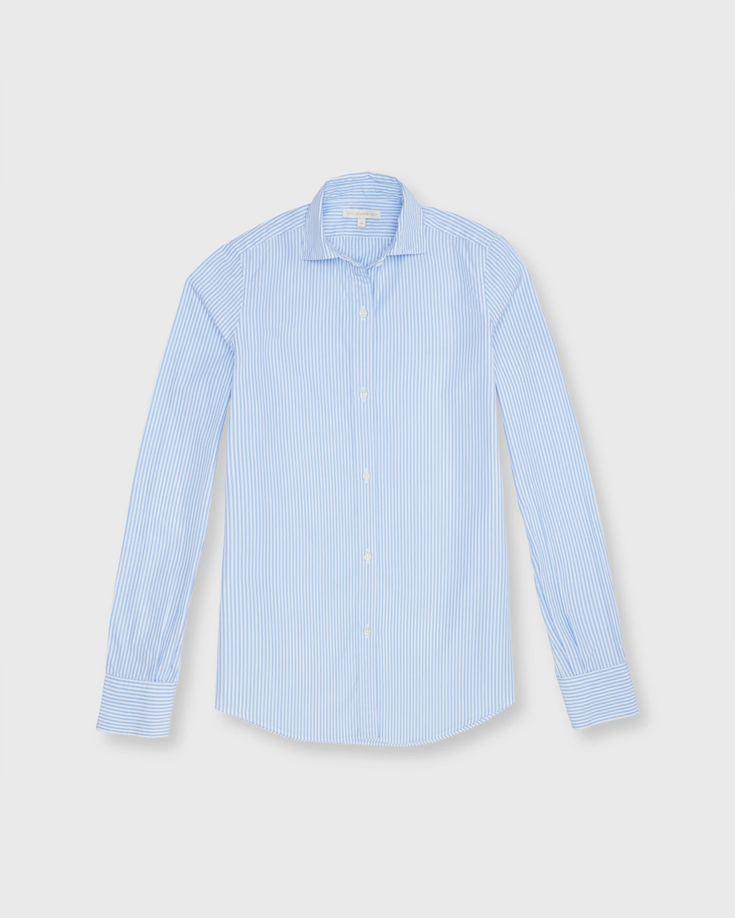 Understudy Shirt In Sky Bengal Stripe Poplin 3 Understudy Shirt In Sky Bengal Stripe Poplin