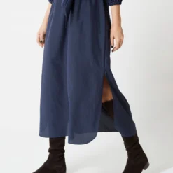 Popover Kamille Dress In Navy Habotai 18 Popover Kamille Dress In Navy Habotai -Chicorya Sales S67289 10