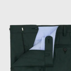 Dress Trouser In Forest Flannel -Chicorya Sales S67572 3