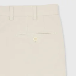 Garment-Dyed Sport Trouser In Cream Moleskin -Chicorya Sales S68082 148