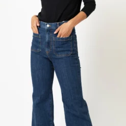 St Monica Cropped Jean In Vintage 95 -Chicorya Sales S69257 6