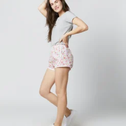 Track Short In Pink/Yellow Edie Liberty Fabric -Chicorya Sales S70484 5984