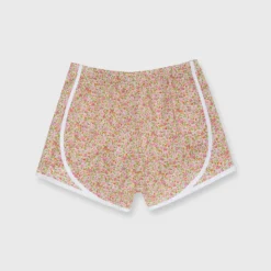 Track Short In Pink/Green Hannah Rose Liberty Fabric