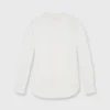 Nyala Blouse In Ivory Silk Crepe De Chine 2 Nyala Blouse In Ivory Silk Crepe De Chine -Chicorya Sales S70503 203